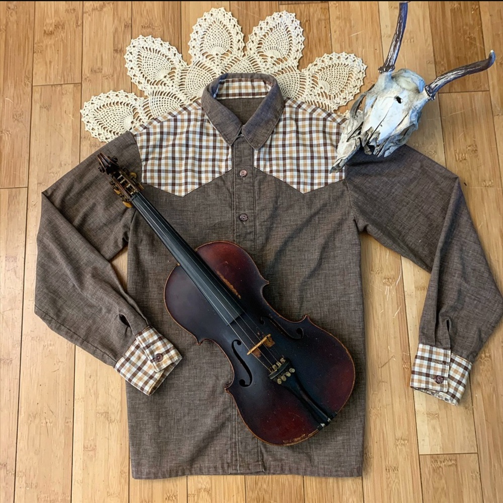 🌾Vintage Homemade Western Shirt🌾